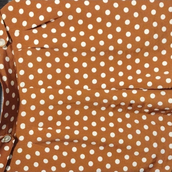 SANCTUARY Shorts Polka Dots Button Front Pockets Size L - Picture 3 of 9